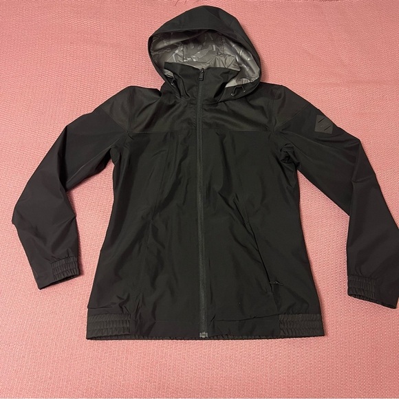The North Face Dry Vent Women's Full Zip Hooded Jacket Size M black jacket - Picture 1 of 8